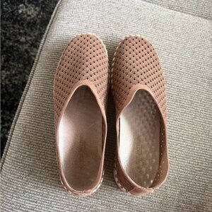 Elegant copper shimmer Slip-On Loafers for Women